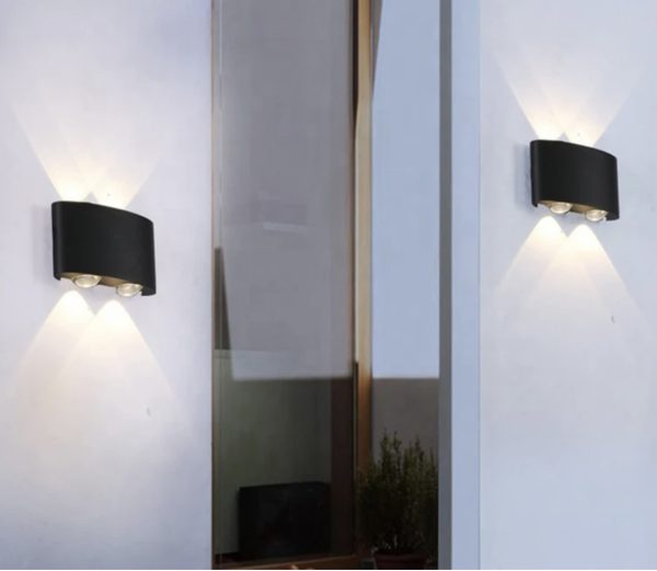 LED Premium фасадно осветление Epistar 4 LED 4W – Издръжливо и модерно осветление за луксозни сгради