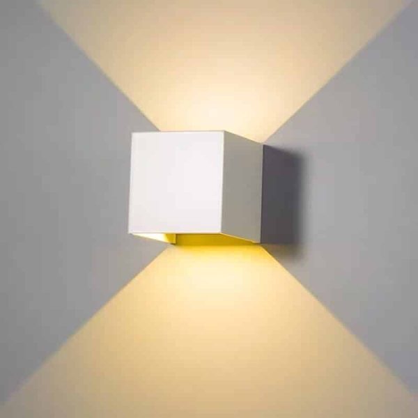 LED аплик за външно осветление 6W, бял – Ефективно и модерно осветление за премиум външни пространства
