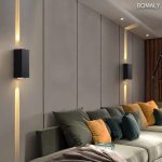 LED Premium фасадно осветление DM10, черно – модерно и издръжливо осветление за луксозни фасади