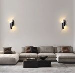 LED Premium фасадно осветление тип спирала, черно – уникално и издръжливо осветление за модерни сгради