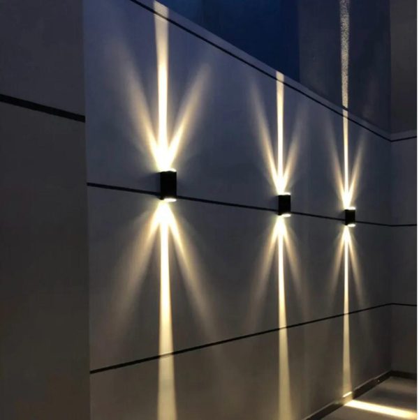 LED Premium фасадно осветление DM10, черно – модерно и издръжливо осветление за луксозни фасади