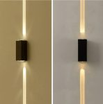LED Premium фасадно осветление DM10, черно – модерно и издръжливо осветление за луксозни фасади