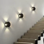 LED външно осветление DM-T4101, черно – съвременен дизайн със стъклени детайли за елегантно външно осветление