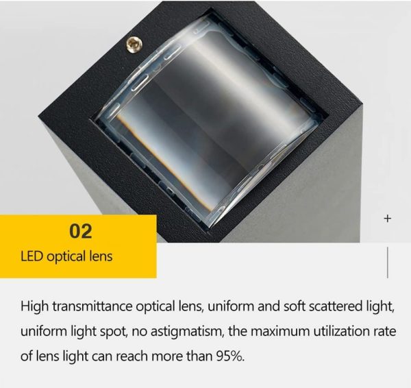 LED Premium фасадно осветление DM10, черно – модерно и издръжливо осветление за луксозни фасади