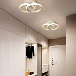 Луксозен LED csillár, Бял DM White Кръгове 30W – Перфектен за модерно осветление на спални или всекидневни