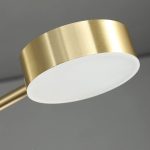 Модерен асиметричен LED csillár, 3851/4+4, Златист – Перфектен за добавяне на луксозен акцент в спалнята или хола