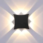 LED Premium аплик за външно ползване, черен – модерно и елегантно осветление за градини и тераси