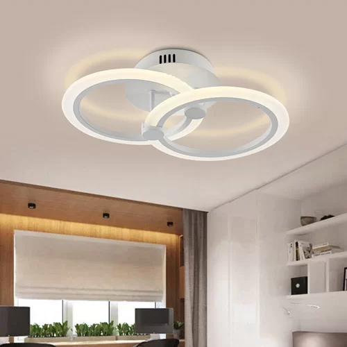 Интелигентен LED csillár с дистанционно управление DM 2CWT 35W – Регулируема яркост и CCT за модерно и елегантно осветление
