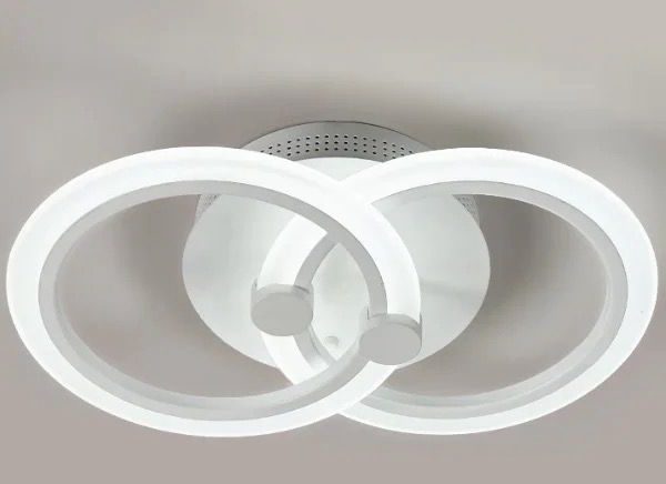 Интелигентен LED csillár с дистанционно управление DM 2CWT 35W – Регулируема яркост и CCT за модерно и елегантно осветление