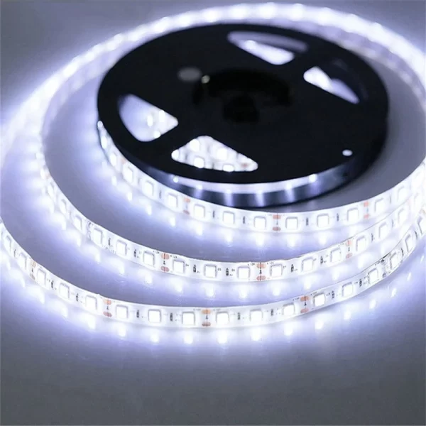 LED лента за вътрешно осветление 3528, 120 LED/m, 8W – Ярко и равномерно осветление, Цвят: Топло бяло, Неутрално бяло, Студено бяло