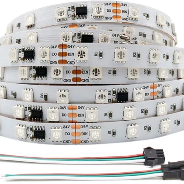 LED лента 3528, 120 LED/m, 8W – Многофункционално и интелигентно осветление за интериор, Цвят Топло Бяло, Студено Бяло, Неутрално Бяло