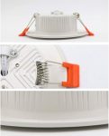 LED панел за вграждане, 22W, алуминий и пластмаса – студено и ефективно осветление за интериор