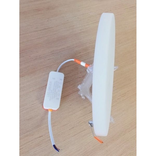 Кръгъл LED спот за вграждане, 36W, бял – студено и издръжливо осветление за модерни стаи