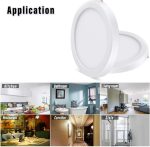 LED спот бял, 20W, тънък – Ефективно и елегантно решение за вътрешно осветление, вградено