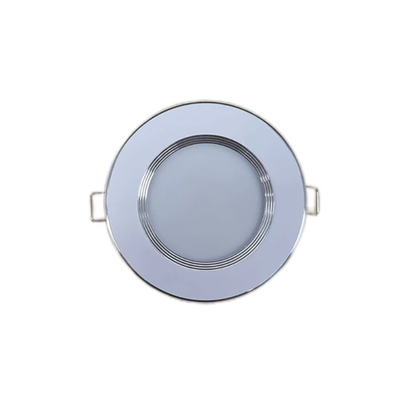 Кръгъл LED спот, 5W, Студена светлина 6000K, Бял – Вградимо решение за вътрешно осветление