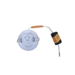 Кръгъл LED спот, 5W, Студена светлина 6000K, Бял – Вградимо решение за вътрешно осветление