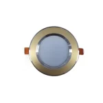 LED спот Златист, 7W, Студена светлина 6000K, Кръгъл – Вградимо решение за качествено осветление