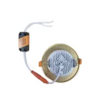 LED спот Златист, 7W, Студена светлина 6000K, Кръгъл – Вградимо решение за качествено осветление