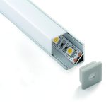 LED профил 90 градуса Slim, 2м, алуминиев ъглов – Идеален за модерно осветление и елегантни пространства