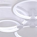 Луксозен LED csillár, кръгъл дизайн с ефективно осветление и управление с дистанционно – идеален за елегантни пространства