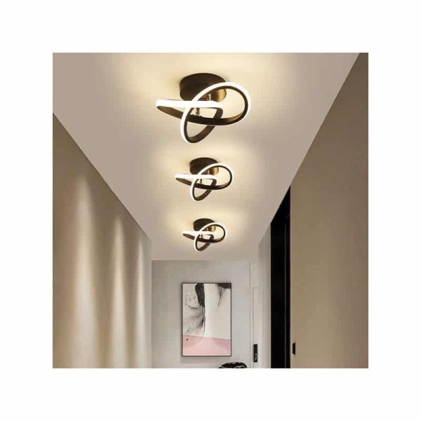 Луксозен черен LED csillár с 3 функции, DM BK Infinity 25W – Идеален за модерно осветление и елегантни пространства