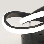 Луксозен черен LED csillár с 3 функции, DM BK Infinity 25W – Идеален за модерно осветление и елегантни пространства