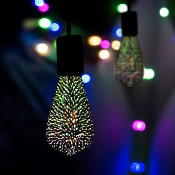 3D декоративна LED крушка FSL 4W – Перфектна за всекидневни, офиси и съвременни пространства