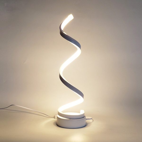 LED настолна лампа с вълнообразен дизайн T1013 – 50см, елегантен избор за съвременни всекидневни и офиси