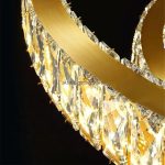 Луксозен LED csillár с блестящ дизайн DM 7101-500GD – Идеален за елегантни интериори и изискани пространства