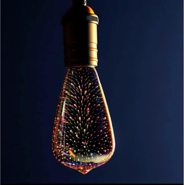 3D декоративна LED крушка FSL 4W – Перфектна за всекидневни, офиси и съвременни пространства