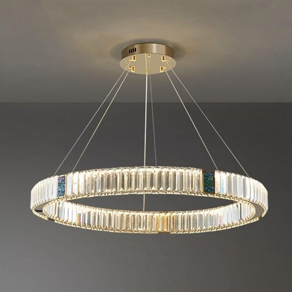 Луксозен LED csillár с блестящ дизайн DM 7101-500GD – Идеален за елегантни интериори и изискани пространства