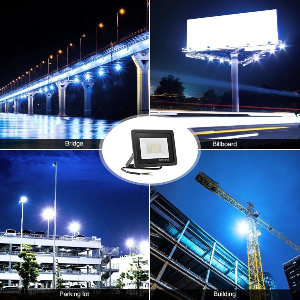 Мощен LED прожектор 30W, студена светлина и IP65 – Перфектен за професионално осветление в елегантни външни пространства