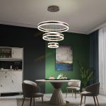 Луксозен LED кръгъл csillár, 1768/600-COF, Кафяво Лукс – Елегантно и Ефективно Осветление за Дневни Стаи