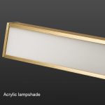 LED осветително тяло пендел 100см DM Slim Gold с дистанционно управление димируемо – регулируемо и елегантно осветление за интериори
