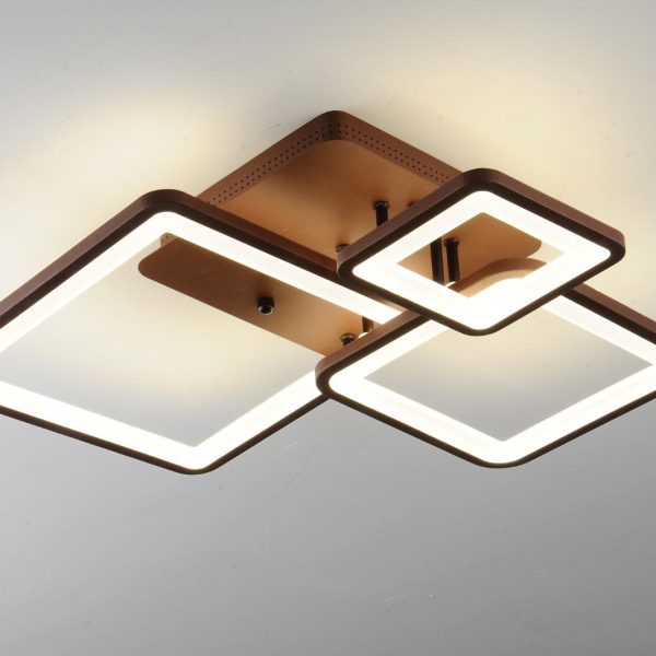 LED полилей DM K002-3, с дистанционно управление и 3 вида светлина, регулируема интензивност, 112W – ефективно осветление за модерни интериори