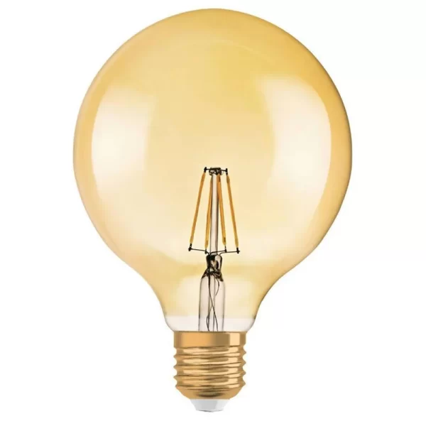LED крушка с нажежаема жичка Glob G125 6.5W 2200K – Класически дизайн и ефективно осветление за елегантни пространства