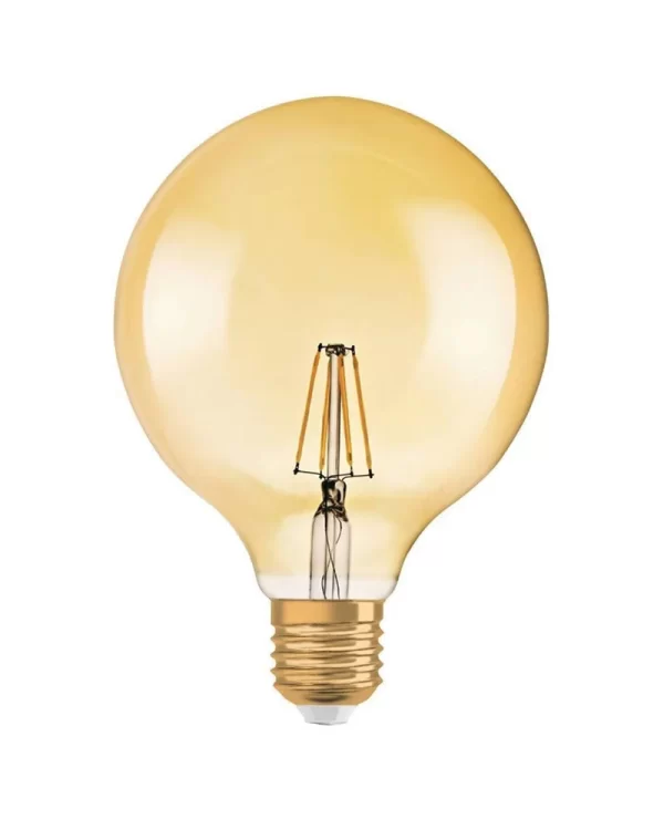LED крушка с нажежаема жичка Glob G125 6.5W 2200K – Класически дизайн и ефективно осветление за елегантни пространства