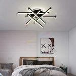 LED полилей, регулируема интензивност с 6 източника на осветление, черен DM 306/6-BK – модерно и ефективно осветление за стаи и офиси