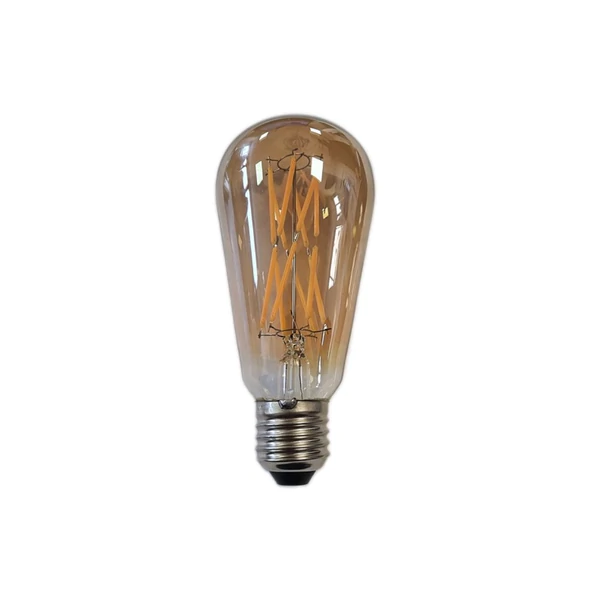 LED крушка E27, Филамент Винтидж с Топла Светлина 3000K, 16W – Елегантен Дизайн и Ретро Осветление за Луксозни Пространства
