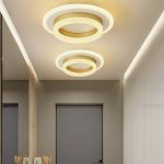 LED полилей RING GOLD, Елегантен дизайн и ефективно осветление, 50W DM 6081Y-GD – Модерно осветление за стилни пространства