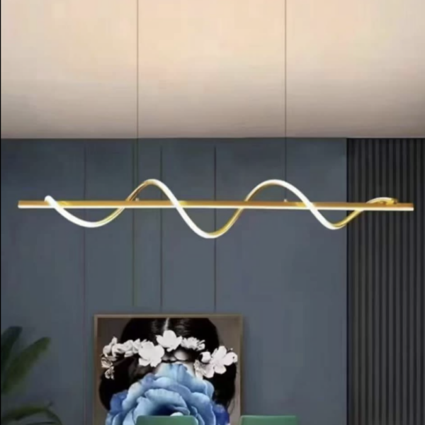 LED полилей, артистичен дизайн и ефективно осветление, 92W DM 1763/500-GD – Премиум осветление за съвременни пространства