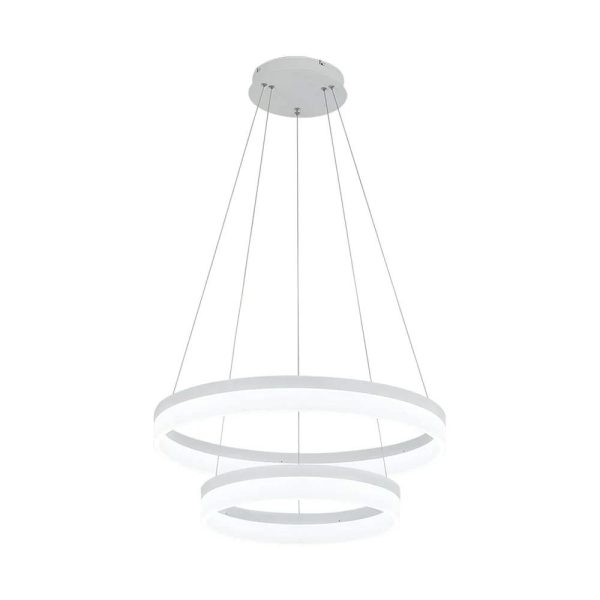 Съвременен кръгъл LED csillár DM 1719/500-WH, Бял – Модерно осветление за елегантни пространства