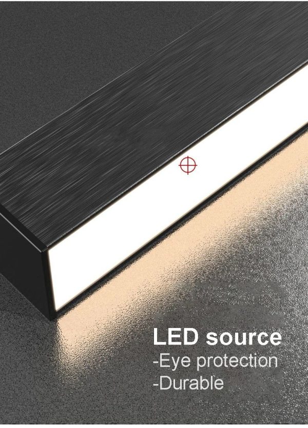 LED полилей, регулируема интензивност с 6 източника на осветление, черен DM 306/6-BK – модерно и ефективно осветление за стаи и офиси