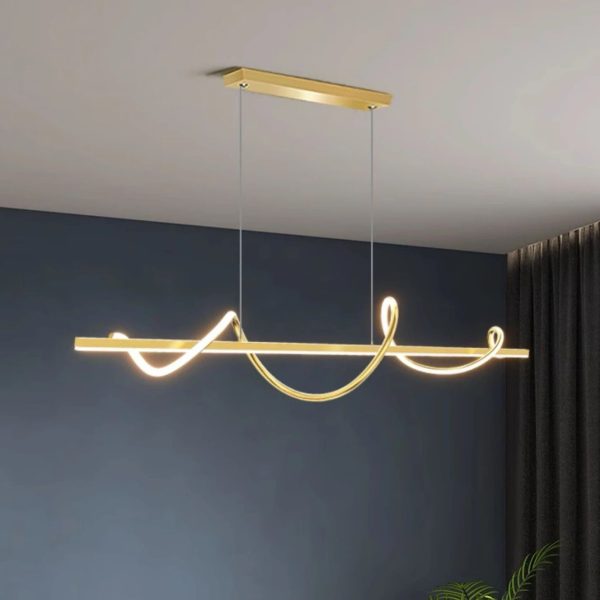 LED полилей, артистичен дизайн и ефективно осветление, 92W DM 1763/500-GD – Премиум осветление за съвременни пространства