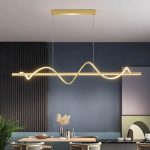 LED полилей, артистичен дизайн и ефективно осветление, 92W DM 1763/500-GD – Премиум осветление за съвременни пространства