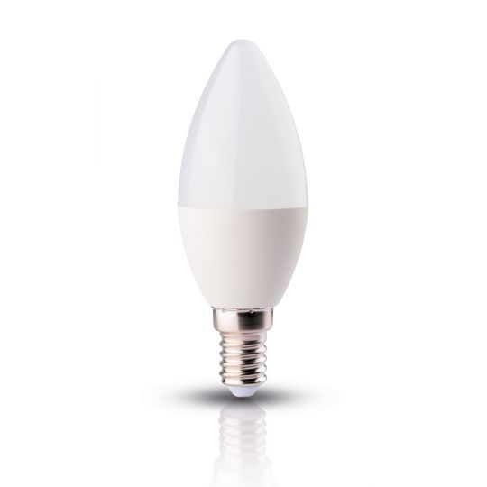 LED крушка тип свещ E14, 7W, 820LM – Приятно и ефективно осветление за офис или спалня
