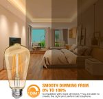 LED крушка Filament Clasic ST64 E27 6.5W 2200K Златист – Ретро дизайн и висококачествена светлина за изискани пространства
