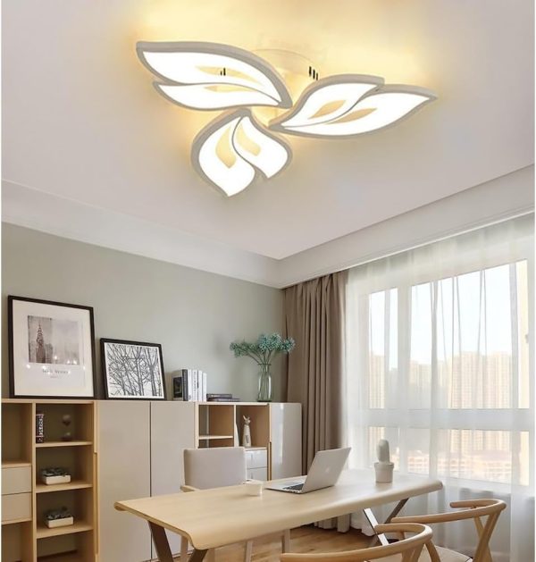 LED полилей, Артистичен и Елегантен Дизайн, Бял DM6553/3-WH – Ефективно Осветление за Модерни Пространства