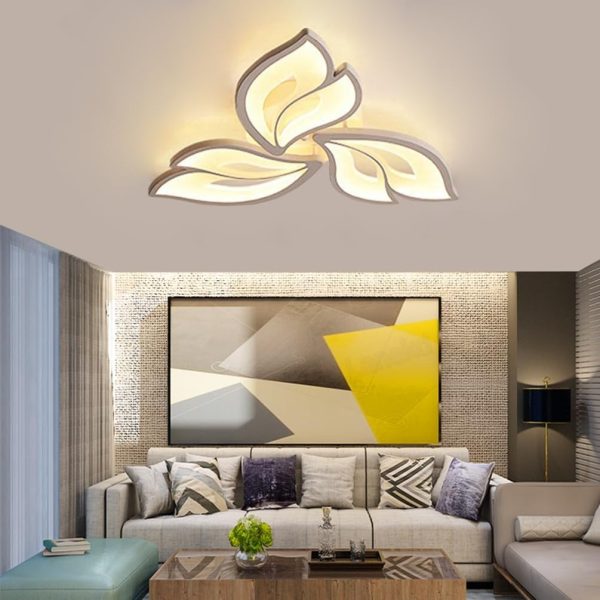 LED полилей, Артистичен и Елегантен Дизайн, Бял DM6553/3-WH – Ефективно Осветление за Модерни Пространства