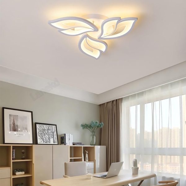 LED полилей, Артистичен и Елегантен Дизайн, Бял DM6553/3-WH – Ефективно Осветление за Модерни Пространства